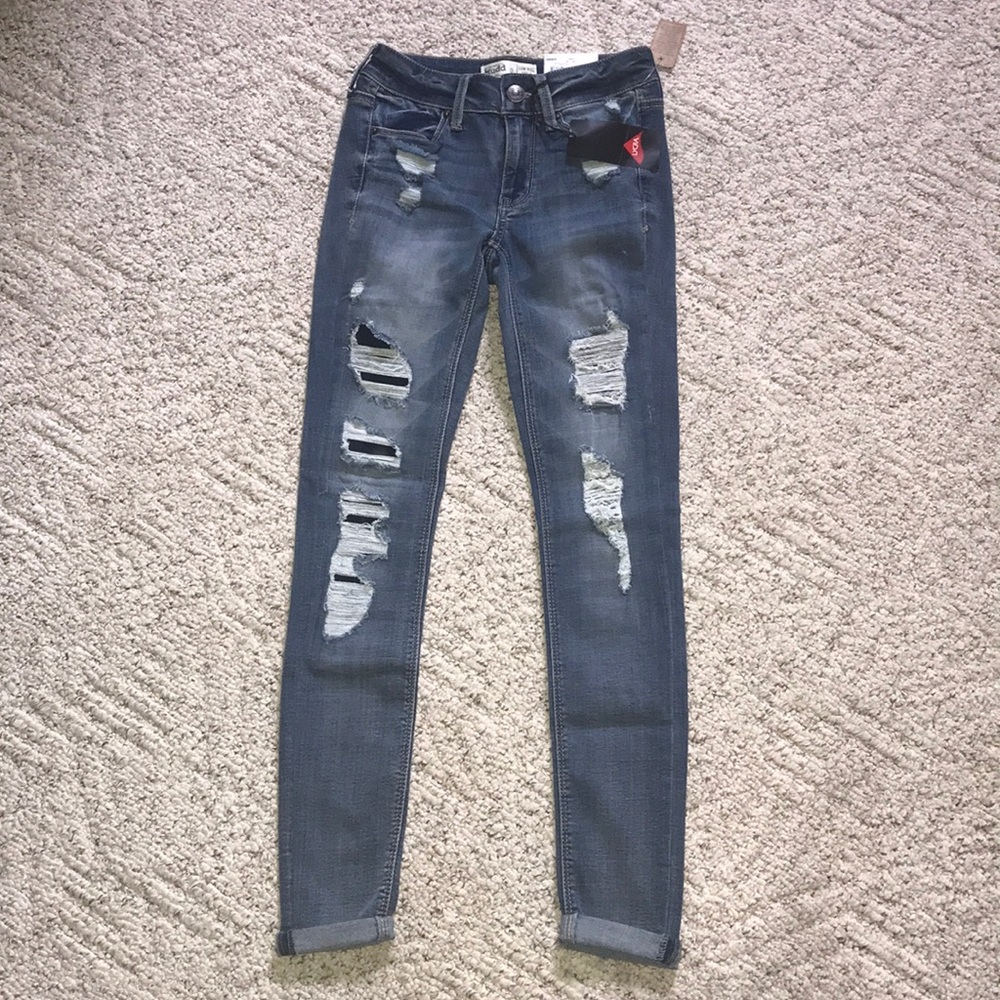 Ripped Ankle Jeggings